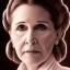 Placeholder: extremely detailed 8k hyperspace wallpaper,complete and photo realistic detailed head to waist stunning photo realistic portrait of carrie fisher as Princess Leia in star wars with photo realistic minimal and unpretentiously updo hair, brown eyes, professional majestic photo realistic painting by Ed Blinkey, Atey Ghailan, by Jeremy Mann, Greg Manchess, Antonio Moro, trending on ArtStation, Intricate, High Detail, Sharp focus, dramatic, by greg rutkowski, realism, beautiful and detailed lighting,