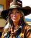 Placeholder: Western Art. woman