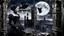 Placeholder: goth theme with victorian style woman, sharp focus, realistic, two raven, tower, ruin, moon, darkness, detalied materials, old wall, mystic, dark fantasy