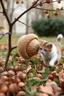 Placeholder: hundreds of acorns tries to attack my mother, brother and a cat