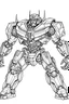 Placeholder: out line art of super transformers cars colouring pages with white background ,skech style ,full body.only use outline,mandala style,clean line art,white background,no shadow and clear and well outlined