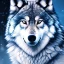 Placeholder: wolf, blue, black, masterpiece, expert, 8K, hyperrealism, sharp focus, cinematic lighting