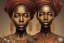 Placeholder: african portrait, rusted clocks, rust, scaffolding, perfect face, high detail