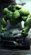 Placeholder: hulk become supercar, ultra realistic, 4k, ultra detail, full body, perfect