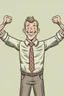 Placeholder: a happy boss with four arms