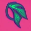 Placeholder: i want you to generate a logo for a new company named "SpiniLeaf" or Spinny Leaf. Something resembeling a spinning leaf, no words, HQ, digital art