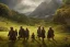 Placeholder: hobbits in the shire scenery landscape, lord of the rings, highly detailed, higly-detailed symmetric faces, perfect lighting, perfect composition, 4 k, artgerm, derek zabrocki, greg rutkowski