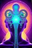 Placeholder: Spiritual Tentacles over human Head creating reality around, Dimethyltryptamine