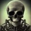 Placeholder: a skeleton mage, steam punk, realistic, made in octane, cinematic, ultra-realistic, extremely detailed octane rendering, 8K, VRAY Super Real ar 2:3, dof photorealistic futuristic 50mm lens hard lighting dark gray tintype photograph, realistic lighting, sepia color