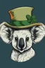 Placeholder: KOALA HEAD WEARING A JESTER HAT