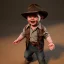 Placeholder: Indiana Jones toddler, full body, dramatic lighting, hyper realistic