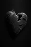Placeholder: Gray heart, black background