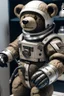 Placeholder: teddy bear space suit living space gun