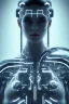 Placeholder: cyberpunk, head, women, portrai, face cry, black eyes, tron, cyborg, robot, cyborg, white hair, seven , perfekt, real, dream, hr giger