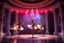 Placeholder: ballerianas perform in a very luxury ballet stage with animating lights and background
