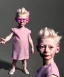 Placeholder: Tilda swinton toddler, full body, shoe, dress, soft skin, dramatic lighting, hyper realistic