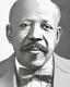 Placeholder: Outline art for coloring pages with W.E.B. DU BOIS , white background, sketch style, only use black outline, white background, no shadows and well and clear outline , white background, sketch style, only use black outline, white background, no shadows and well and clear outline