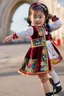 Placeholder: remove background, very pretty little girl in same costum