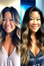 Placeholder: Gina Rodriguez at 100% transformation into a german instagram model. Hair: resplendent blonde waves flowing gracefully. Face: refined Germanic features fully blossomed, radiant maternal glow. Skin: luminous radiance, white complexion. Body: voluptuous curves, ethereal hourglass perfection achieved. Measurements: Bust - 50 inches, Waist - 20 inches, Hips - 46 inches. transformation reaches its pinnacle, embodying a captivating synthesis of gina rodriguez allure and Germanic sophistication. Every