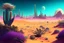 Placeholder: desert, vegetation, cosmos, people, sci-fi.