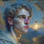 Placeholder: Rupert Witherspoon, pensive, perfect eyes, soft light, fireflies, moon, night, mountains, trees, fantasy, detailed, 85mm, RTX, Bouguereau, Alma-Tadema