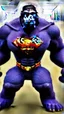 Placeholder: king Kong/Superman/thanos hybrid,The image should be highly detailed and have accurate lighting and shadows to create a realistic appearance. The object or scene is positioned in a visually pleasing and balanced composition, angle from above --Ambient Occlusion --Anti-Aliasing FKAA --TXAA --RTX --SSAO --OpenGL-Shaders --Post Processing --Post-Production --Cell Shading --Tone Mapping --insanely detailed and intricate --hyper maximalist --dynamic pose --photography --volumetric --ultra-