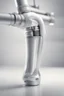 Placeholder: An eye-catching poster featuring a realistic illustration of a white plumbing PVC knee fitting. The intricate details of the joint, including its smooth texture, precise angles, and reflective surface, are beautifully captured. The depth of field technique is used to emphasize the main subject while creating a luxurious and professional aesthetic. The background is skillfully blurred, creating a bokeh effect that adds depth and visual interest to the composition. This poster is perfect for plumb