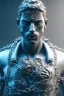 Placeholder: Cyberpunk Greek statue of a man in chains , future classic, unreal engine, epic high details high quality