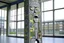 Placeholder: A gray giant and tall clock tower painted by Jean Dubuffet