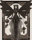 Placeholder: gothic, steampunk delicate metal woman, dragonfly, wings, black background