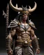 Placeholder: tabletop role-playing miniature of a son-goku-conan-hybrid as a minoan adventurer wearing minoan-hittite-wuxia clothes and a kabuto-helmet. full body. concept art in the style of Alan lee. hyperrealism 4K ultra HD unreal engine 5 photorealism.