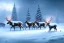 Placeholder: reindeer in snow storm