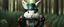 Placeholder: High-end hyperrealism epic cute fluffy rabbit hero holding a binoculars, Steampunk-inspired cinematic photography, symmetry forest alley background, Aesthetic combination of metallic sage green and titanium blue, Vintage style with brown pure leather accents, Art Nouveau visuals with Octane Render 3D tech, Ultra-High-Definition (UHD) cinematic character rendering, Detailed close-ups capturing intricate beauty, Aim for hyper-detailed 8K