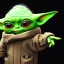 Placeholder: Chibi yoda, pixar 2022, modern Disney style, octane render, realistic, hyper detailed, star wars war background