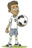 Placeholder: Nicholas Jackson Footballer, cartoon 2d