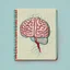 Placeholder: medicine notebook brain illustration