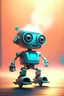 Placeholder: cute chat robot with tie and rollerskates, its such a perfect day, motion blur, smoke, 8k, downlight, soft light, depth of field, photorealism, trending on art station, lotsa detail