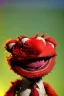 Placeholder: Waist up muppet Portrait, Nicolas maduro muppet doll, photo studio, red background, unreal engine 5, concept art, art station, ray tracing, lumen lighting, ultra detail, volumetric lighting, 3d.