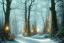 Placeholder: FOREST LANTERN WINTER PATH FALL