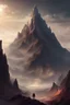 Placeholder: fantasy concept art, titan that is a mountain