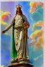 Placeholder: Rio de Janeiro with the Christ Statue watercolor and ink, intricate details, fantasy, beautiful, award winning, colorful, fantastic view, crisp quality, in sunshine