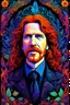 Placeholder: Courtney Gains, 3D embossed textured ethereal image; midnight hues, extreme colors, long-haired freckled redhead actor Courtney Gains; trippin', psychedelic, groovy, art nouveau; indica, sativa, leaves, gig poster art, macabre, eldritch, bizarre, extreme neon colors, mixed media, velvet, blacklight, uv