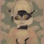 Placeholder: Ukiyo-e Style ,cute cat