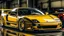 Placeholder: yellow sport car, big wheels, old model, honda NSX influence