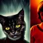 Placeholder: Creepy photo, 'stranger things' cat, bat