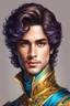 Placeholder: "Draw a beautiful prince. Use lots of vibrant colors and make the illustration very detailed and high-quality."
