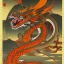 Placeholder: Ukiyo-e painting of a dragon