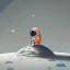 Placeholder: A whimsical digital illustration of a cartoonish astronaut, delicately rendered in soft pastel hues, sitting on a tiny, cratered moon, lost in thought as they stare out into the vast, starry expanse of empty space, their bright orange spacesuit a pop of color against the muted, celestial backdrop, with subtle texture and gentle shading adding depth to the minimalist composition, evoking a sense of wonder and contemplation, as if pondering the mysteries of the cosmos, amidst the eerie silence of