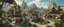 Placeholder: A busy outdoor surrealists market, in a beautiful surreal outdoor countryside summer scene, with hills, intricate dwellings, many weird creatures, many pathways & stairways, waterfalls, & a waterwheel : in the style of Salvador Dali & Hieronymus Bosch, very high detail, photorealistic, epic cinematic, 8K, Large depth of field