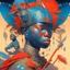 Placeholder: dream of portrait of warrior africa by james jean